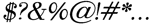 Selmora Grade Sf Sem Exp Italic Font OTHER CHARS
