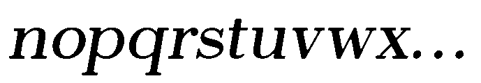 Selmora Grade Sf Sem Exp Italic Font LOWERCASE