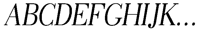 Selmora Semi Condensed Slant Font