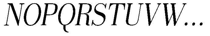 Selmora Semi Condensed Slant Font UPPERCASE