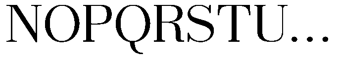 Selmora Semi Expanded Font UPPERCASE