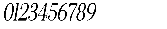 Selmora Soft Condensed Italic Font OTHER CHARS