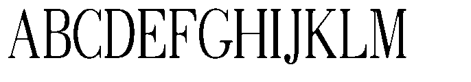 Selmora Soft Condensed Font UPPERCASE