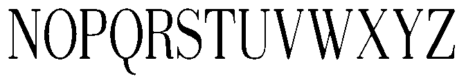 Selmora Soft Condensed Font UPPERCASE