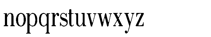 Selmora Soft Condensed Font LOWERCASE