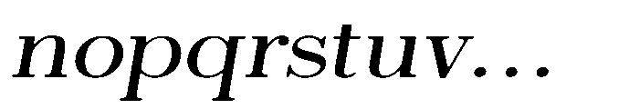 Selmora Soft Expanded Italic Font LOWERCASE