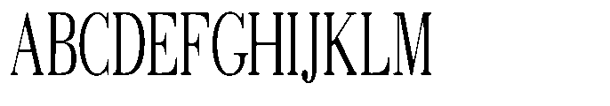 Selmora Soft Extra Condensed Font UPPERCASE