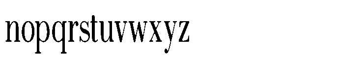 Selmora Soft Extra Condensed Font LOWERCASE