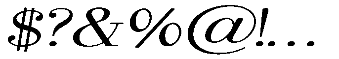 Selmora Soft Extra Exp Italic Font OTHER CHARS