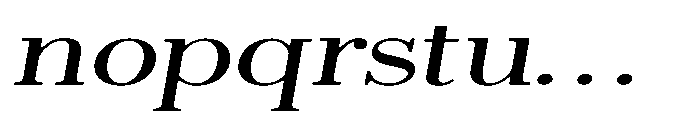 Selmora Soft Extra Exp Italic Font LOWERCASE