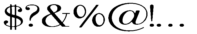 Selmora Soft Extra Expanded Font OTHER CHARS