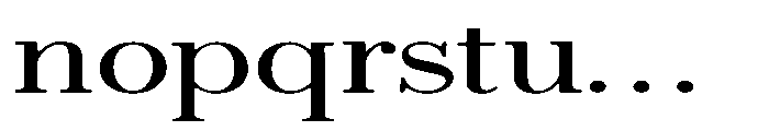 Selmora Soft Extra Expanded Font LOWERCASE