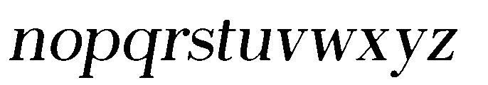 Selmora Soft Italic Font LOWERCASE