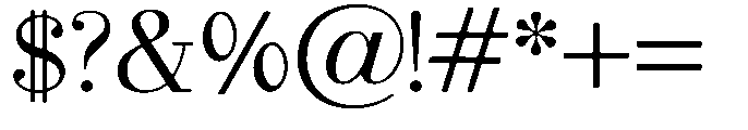 Selmora Soft Regular Font OTHER CHARS