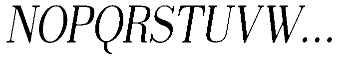 Selmora Soft Sem Condensed Italic Font UPPERCASE