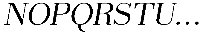 Selmora Soft Sem Exp Italic Font UPPERCASE