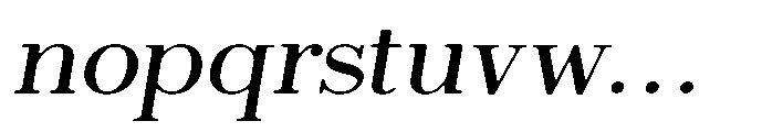 Selmora Soft Sem Exp Italic Font LOWERCASE