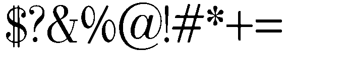 Selmora Soft Semi Condensed Font OTHER CHARS