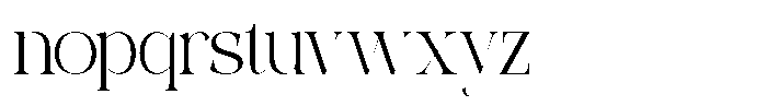 Selora Font LOWERCASE