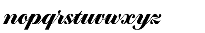 Selva Script Black Font LOWERCASE