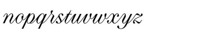 Selva Script Light Font LOWERCASE