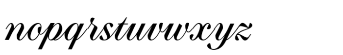 Selva Script Variable Font LOWERCASE
