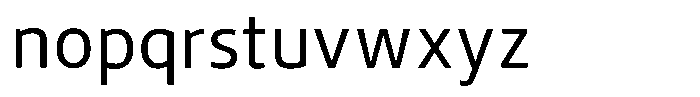 Semikolon Neue 1450 Light Font LOWERCASE