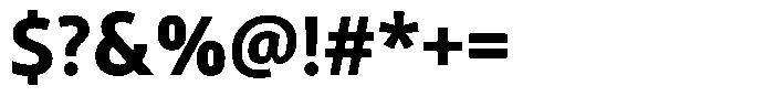 Semikolon Neue Plus Extra-Bold Font OTHER CHARS