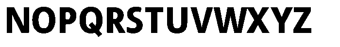 Semikolon Neue Plus Extra-Bold Font UPPERCASE