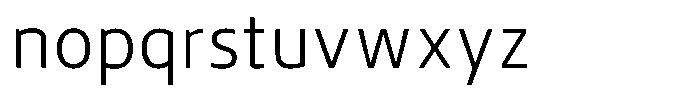 Semikolon Neue Plus Light Font LOWERCASE