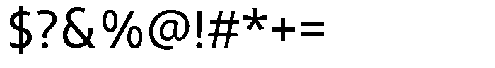 Semikolon Neue Plus Regular Font OTHER CHARS
