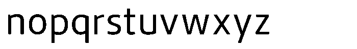 Semikolon Neue Plus Regular Font LOWERCASE
