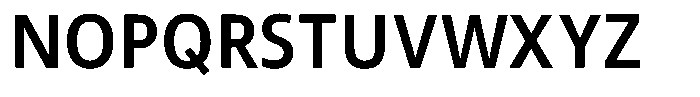Semikolon Neue Plus Semibold Font UPPERCASE