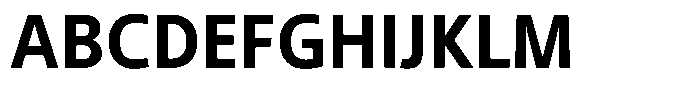 Semikolon Neue Pro Bold Font UPPERCASE
