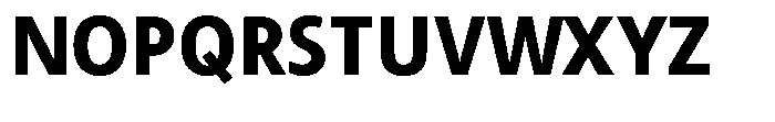Semikolon Neue Pro Extra-Bold Font UPPERCASE