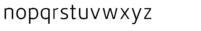Semikolon Neue Pro Light Font LOWERCASE