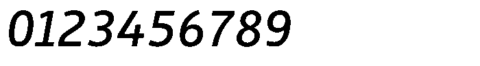 Semikolon Neue Pro Medium Italic Font OTHER CHARS