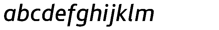 Semikolon Neue Pro Medium Italic FONT