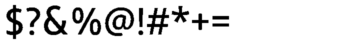 Semikolon Neue Pro Medium Font OTHER CHARS