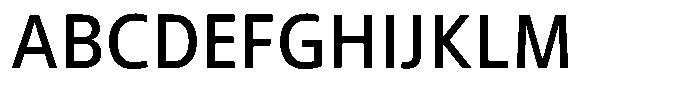 Semikolon Neue Pro Medium Font UPPERCASE