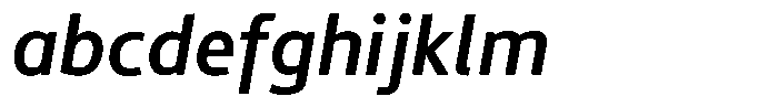 Semikolon Neue Pro Semibold Italic FONT
