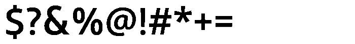 Semikolon Neue Pro Semibold Font OTHER CHARS