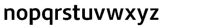 Semikolon Neue Pro Semibold Font LOWERCASE