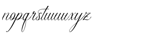 Senailly Regular Font LOWERCASE