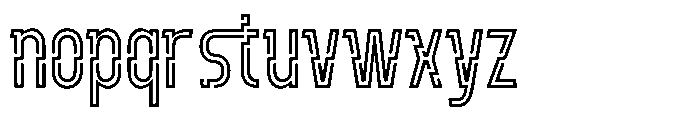 Sencito Regular Font LOWERCASE