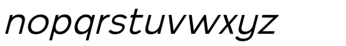 Sendiko Italic Font LOWERCASE