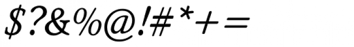 Seneca BQ Italic Font OTHER CHARS