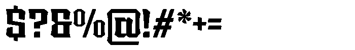 Sengklec Bold Font OTHER CHARS
