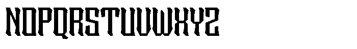 Sengklec Condensed Font UPPERCASE