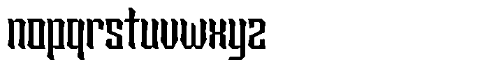 Sengklec Condensed Font LOWERCASE